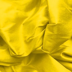 Tessuto in pura seta giallo limone